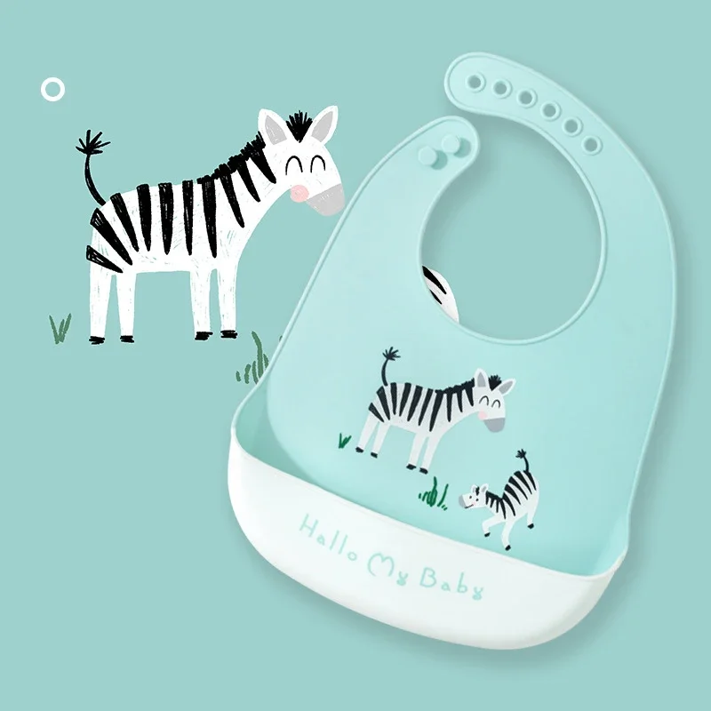 Waterproof Baby Bibs Silicone - مرايل أطفال مقاومة للماء، مستلزمات أطفال،