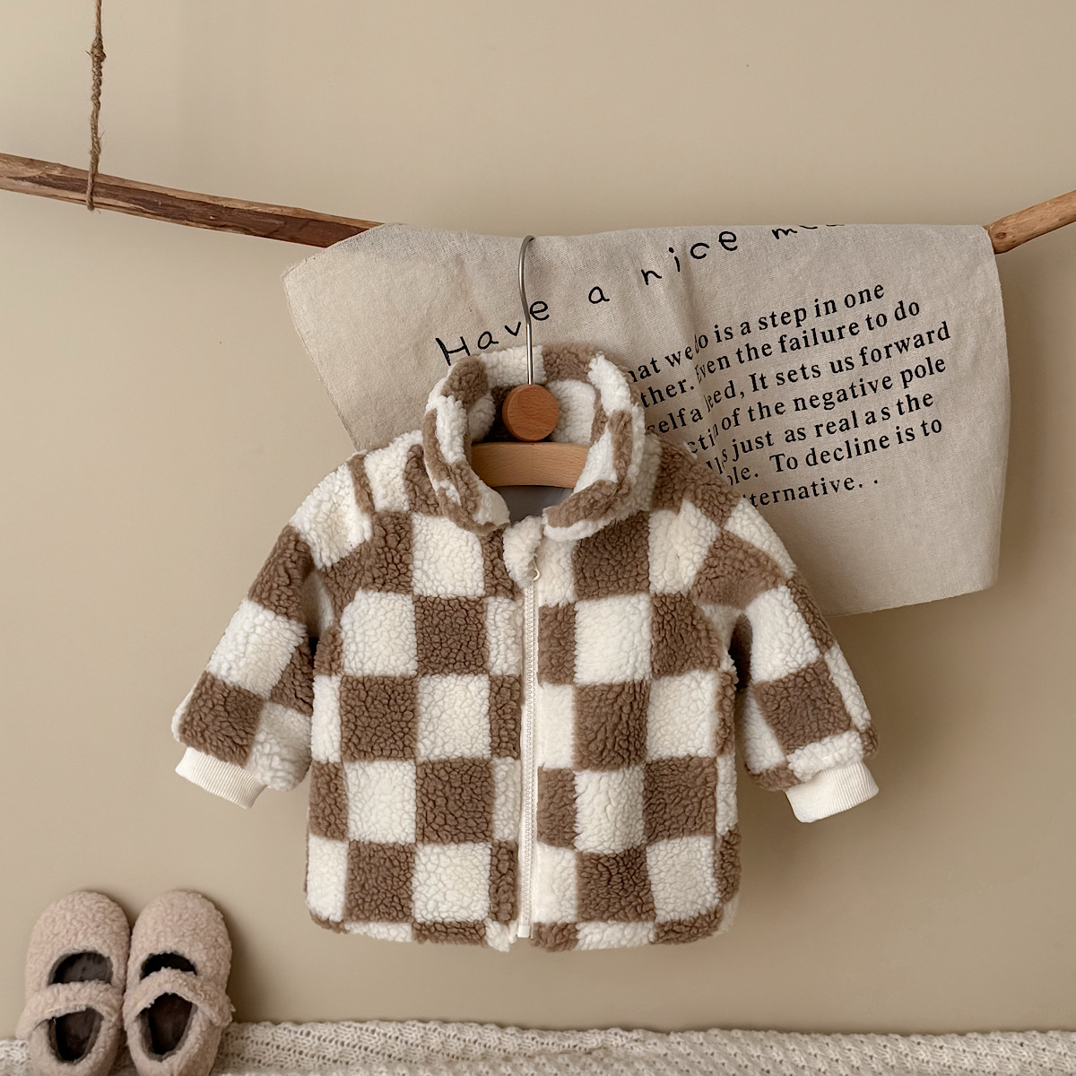 جاكيت شيربا من الصوف للأطفال ا - مراجعة Toddler Boy Winter Fleece Jacket وسعره