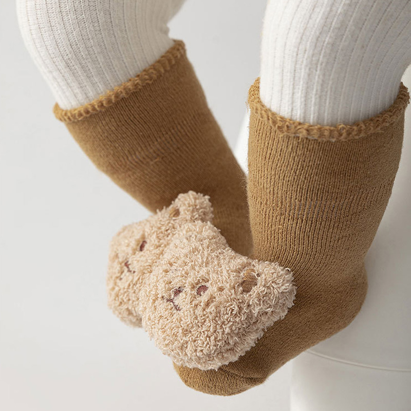 جوارب أطفال قطنية سميكة ودافئة - مراجعة Unisex Baby Socks Non Slip وسعره