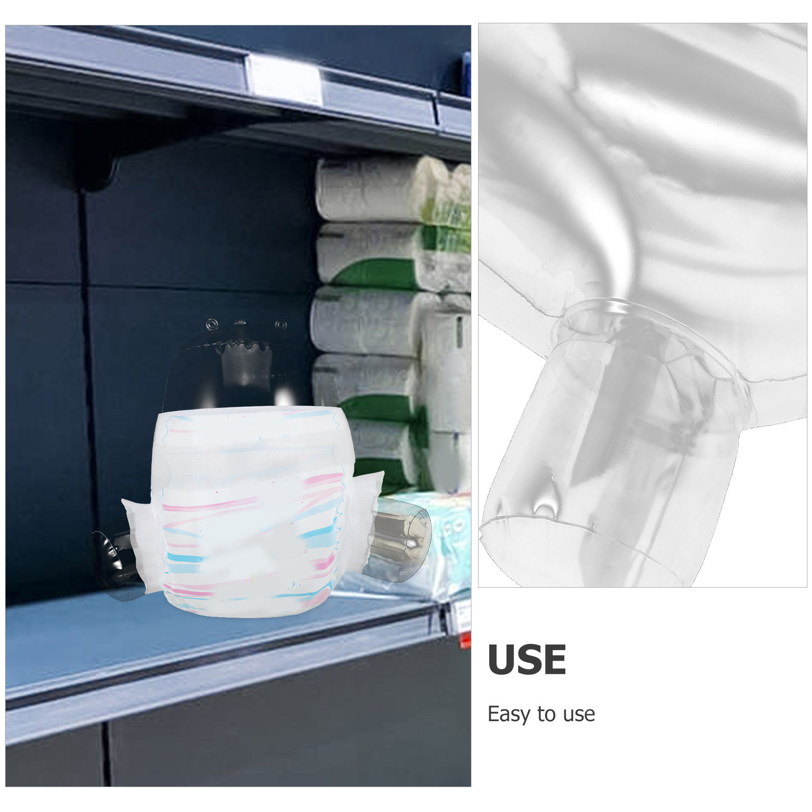 قطعتان من حاملات عرض الملابس ا - مراجعة Diapering وسعره