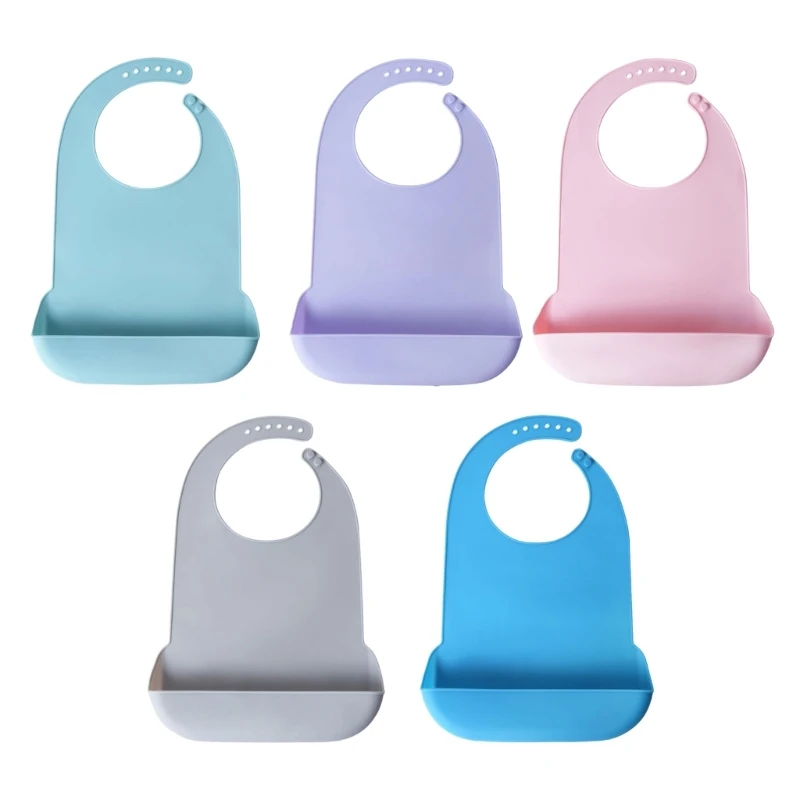مريلة سيليكون مقاومة للماء وال - مراجعة Waterproof Baby Bibs Silicone وسعره