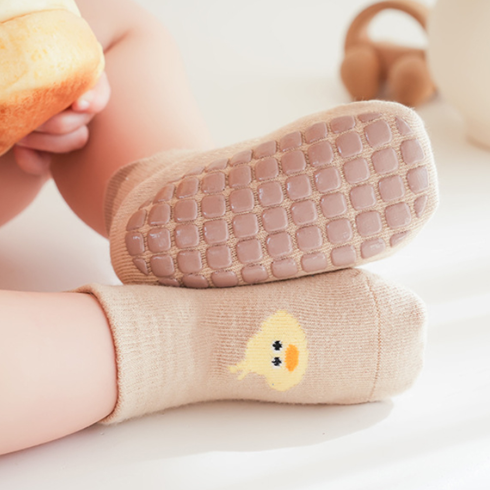 6 أزواج من الجوارب الكرتونية ا - مراجعة Unisex Baby Socks Non Slip وسعره